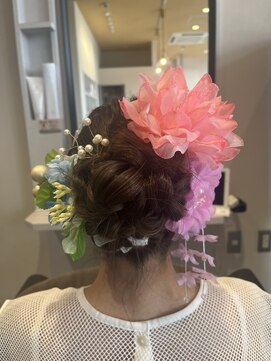 シュガー ミタケ(SUGAR mitake) 浴衣アップヘア