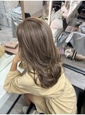 極細ハイライト、小顔
