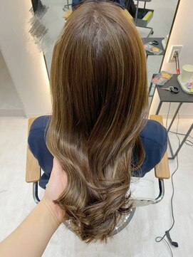 ジーナ 博多筑紫口(Zina) ケアブリーチ×ハイライト/YURI/博多髪質改善/博多美容室