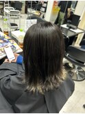 ツヤ髪ヘア 外ハネボブ