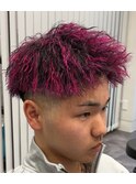 ツイスト×ピンクハイライト