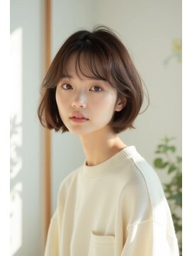 グルグル 本八幡店(GULGUL) ボブ/顔周り/レイヤーカット/前髪/ハイライト/本八幡