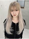 エクステでハイトーンロングヘアに☆
