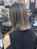 【菊池指名限定】カット+シャドールーツハイライトバレイヤージュ