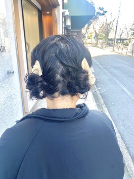 デコヘアー キートス(DECO HAIR kiitos) ツインお団子アレンジ