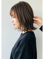 アントワープトーキョー(antwerp TOKYO)&nbsp;30代40代50代ミディアムレイヤーハイライト明るめカラー髪質改善