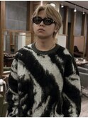 コンマヘア×ミルクティーベージュ