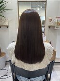 髪質改善ストレート×ロングスタイル
