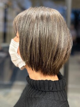 ヘアークリアー 川口鳩ケ谷 大人可愛い前下がりショートボブ