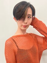 ラウンジ モリオ イケブクロ(Lounge MORIO Ikebukuro) 【morio】刈り上げ　黒髪　ハイライト　ショートヘア♪