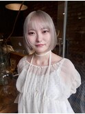 【macana指名】2回ケアブリーチ～ホワイトグレージュ登戸