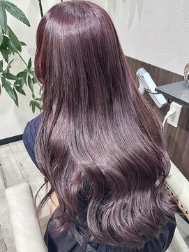 ベルヘアーデザイン 堺東(Belle hair Design) ブリーチなしダブルカラーレイヤーカットイルミナカラー堺東20代