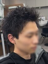 ゴールドシブヤ(GOALD SHIBUYA)&nbsp;【リアルお客様スタイル】黒髪スパイキーショート