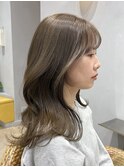 【Tierra美侑】イルミナカラーで作る透明感抜アッシュベージュ