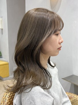 ティエラ 原宿 表参道(Tierra) 【Tierra美侑】イルミナカラーで作る透明感抜アッシュベージュ