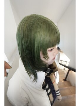 ゼスト パーク(ZEST PARK) オリーブカラー/レイヤーカット