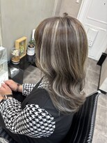 ファビ 渋谷(Fab)&nbsp;くびれヘア/暗めカラー/アプリコットオレンジ/縮毛矯正