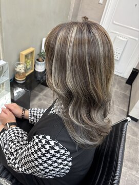 ファビ 渋谷(Fab) くびれヘア/暗めカラー/アプリコットオレンジ/縮毛矯正