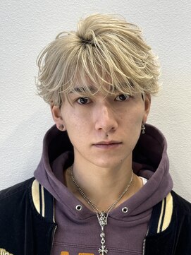 オーシャントーキョー 仙台(OCEAN TOKYO) フェザーショートニュアンスパーマセンターパートツーブロック