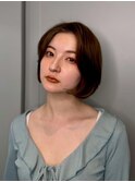 韓国風レイヤーボブ