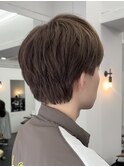 メンズマッシュツーブロックシースルーマッシュマッシュウルフ