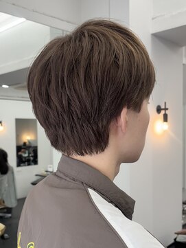 シベルバレー 横浜(sibell) メンズマッシュツーブロックシースルーマッシュマッシュウルフ