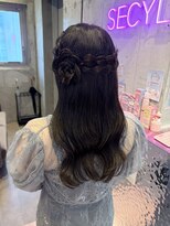セシル(SECYL)&nbsp;《Yuzuka》ヘアセット/ハーフアップ