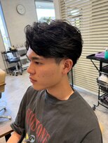 エヌアンドエー 杉戸高野台店(N&A) ビジネスマン就活生にもおすすめな爽やかアップバングパーマ