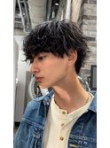 ほつれシャドウパーマ　ラウンドマッシュ　ナチュラルマッシュ