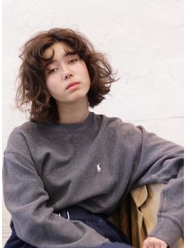 ドゥーア 代官山(Door) モーブカラーで魅せるふわくしゅウェーブ1