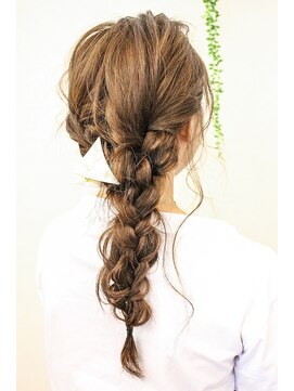 アグランテトラ 野田阪神店(a Gland tetra) 三つ編みダウンセット☆ヘアアレンジ【aGland 野田阪神】