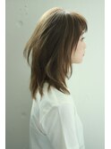 大人可愛い　ミディアムレイヤー　ユーレルム新宿
