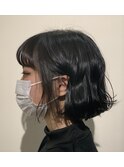 切りっぱなしボブ
