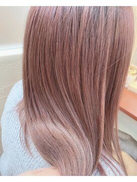 シェルビー 新宿(SHELBe) ラベンダーピンク×フェイスフレーミング[新宿/白髪ぼかし]