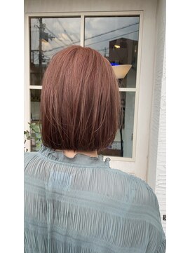 ヘアーエポック(hair epoque) 大人かわいい ショート 丸み 小顔カット 20代30代40代 ベージュ