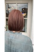 大人かわいい ショート 丸み 小顔カット 20代30代40代 ベージュ