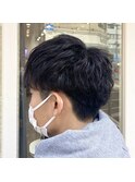 王道メンズパーマスタイル
