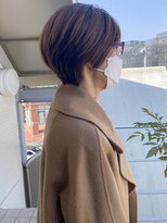 オーシャン(Ocean)&nbsp;［OCEAN Hair&Life 水田成美］束感ショート×オーガニックカラー