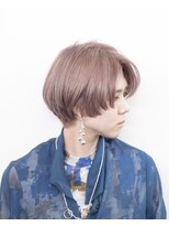 ルプラ ガーデン(le-pla garden) ピンクベージュ#ダブルカラー#ハンサムショート#ケアブリーチ