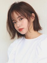 エールバイボヌール(Ere by Bonheur)&nbsp;さらっとこなれ感　大人ナチュラルボブ　モカブラウン