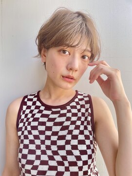 ブラウヘアアンドケア(care) クリアベージュandナチュラルショート