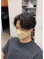 プライズ アイリス 池袋東口店(prize Iris)&nbsp;サイドパート/くせ毛/刈り上げ/メンズ/￥5280