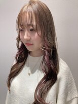 ネオヘアー 曳舟店(NEO Hair)&nbsp;インナーピンク/インナーカラー/ピンクベージュ/曳舟