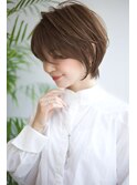大人上品ショートボブ×透明感カラー【ERIKA】