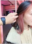 【デザインカラー】ピンクベージュフェイスフレーミングカラー
