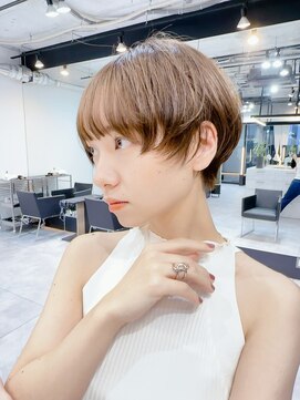 ファンナギンザ(FaNNa ginza) 20代30代40代　大人マッシュショートボブ［前髪　髪質改善］