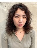 外国人風パーマ/くるくるパーマ/スパイラルパーマ/ハードパーマ