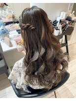 サロンナビ(Salon Navi)&nbsp;サイドハーフアップhair