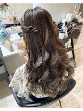 サロンナビ(Salon Navi) サイドハーフアップhair
