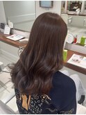 【Akino】ブリーチ無しのブラウンカラー♪